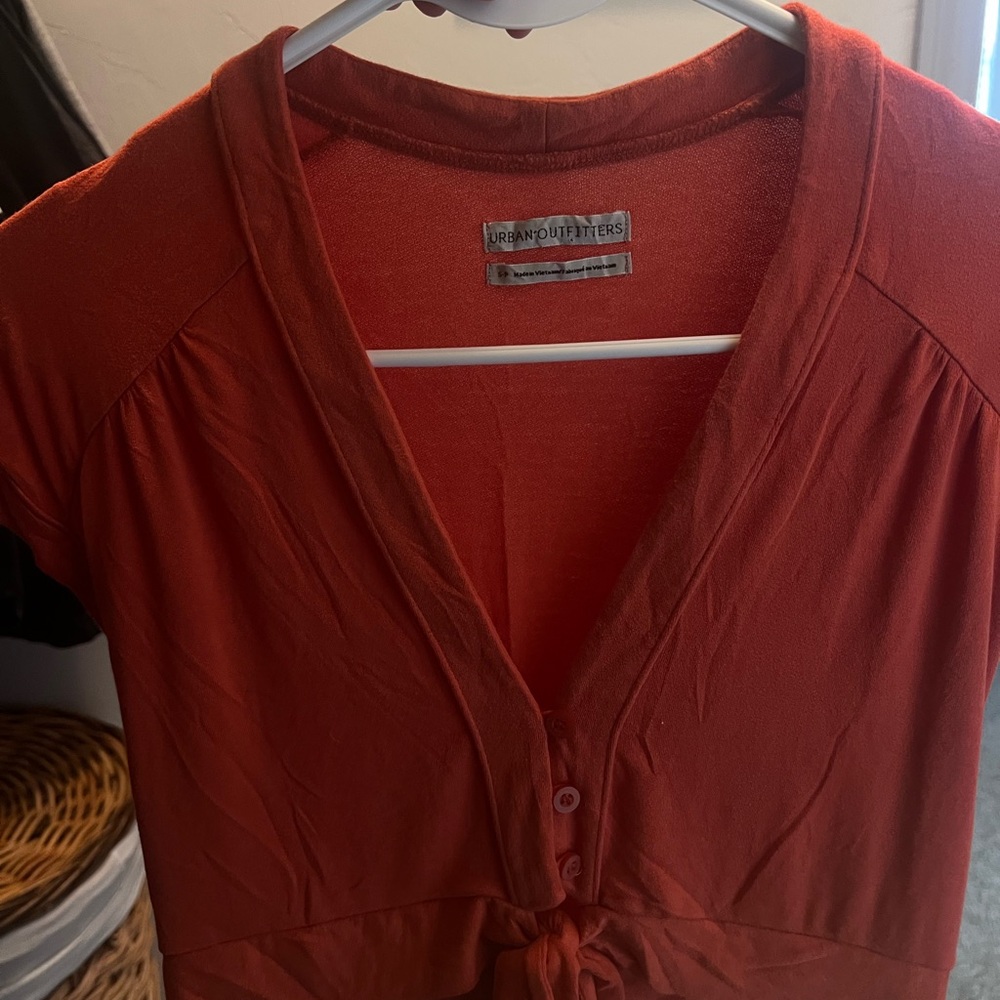 Urban Outfitters Deep Red Blouse